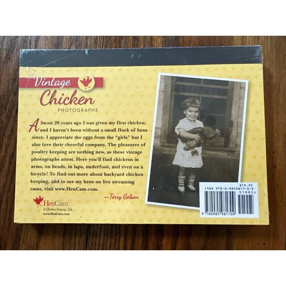 Vintage Chicken Photographs by Terry Golson | Book of 30‎ Postcards